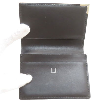 Dunhill ダンヒル ロゴ カードケース カーフ レディース 中古