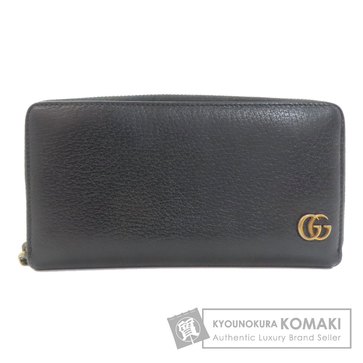 GUCCI グッチ 428736 ダブルG GGマーモント 長財布（小銭入れあり） レザー レディース 中古