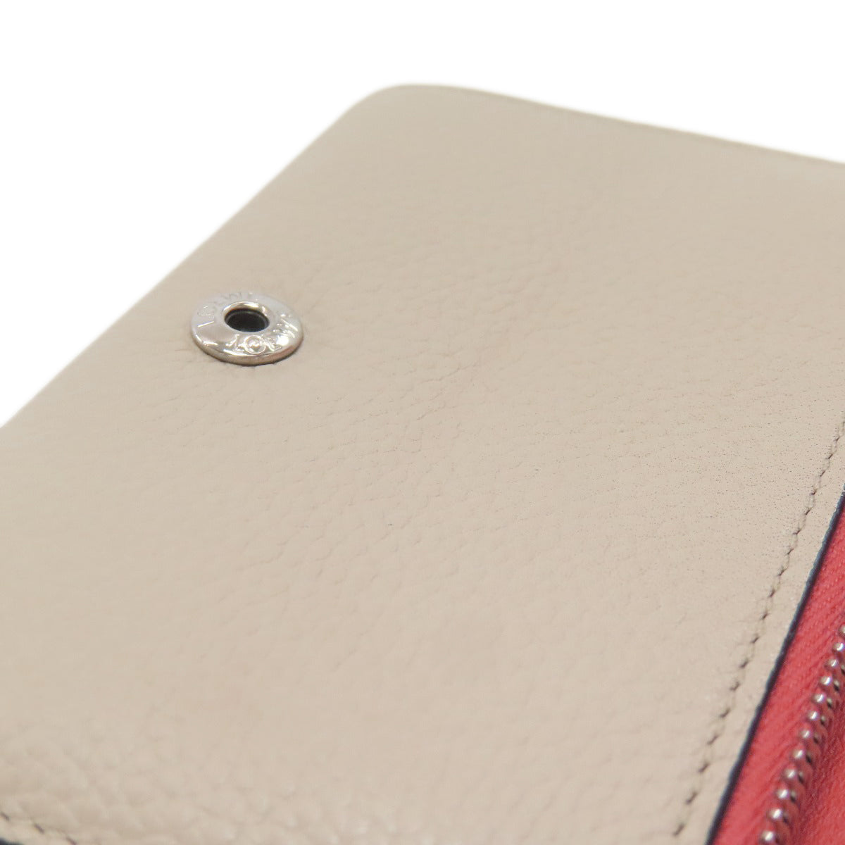 LOEWE ロエベ バーティカル ウォレット スモール 二つ折り財布（小銭入れあり） カーフ レディース 中古