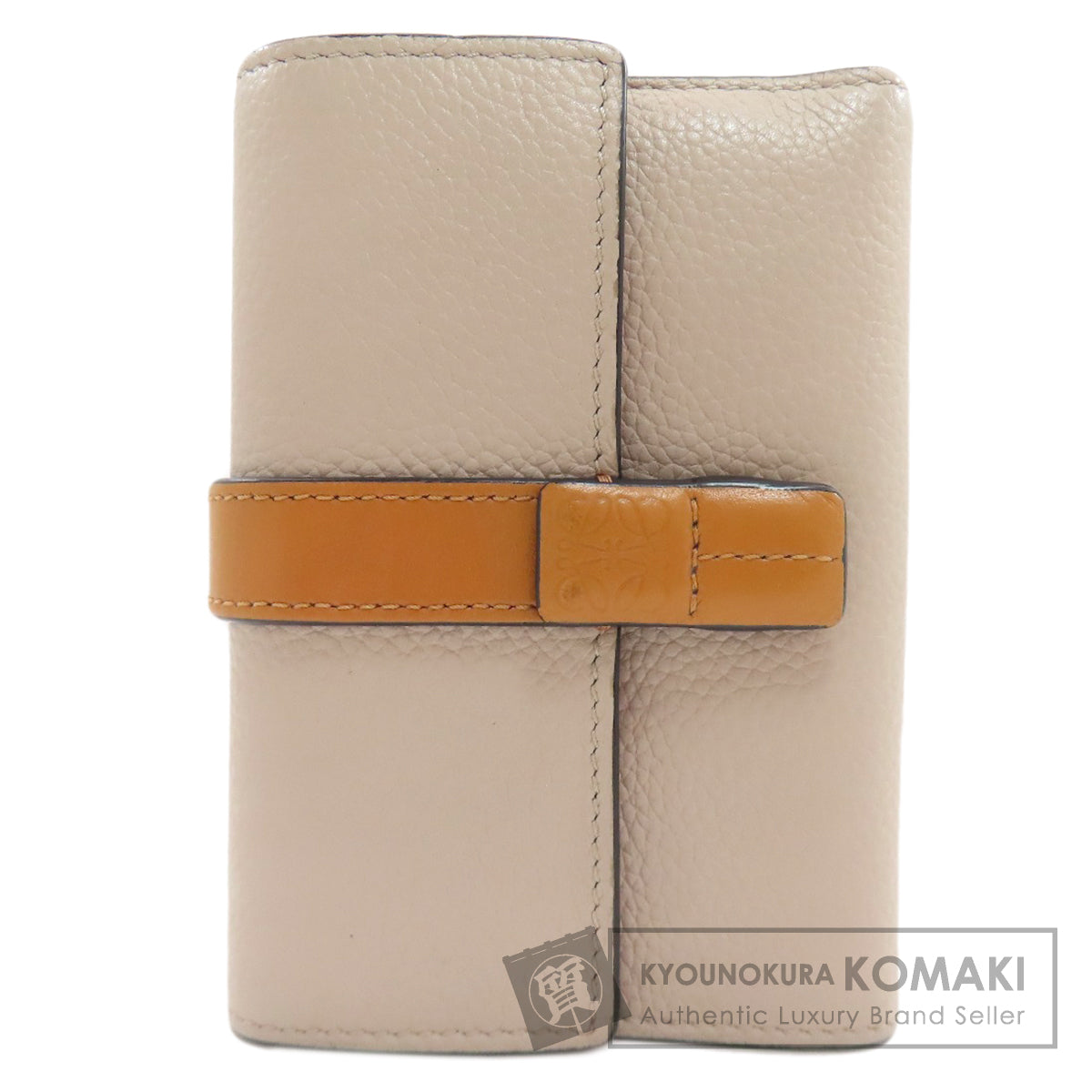 LOEWE ロエベ バーティカル ウォレット スモール 二つ折り財布（小銭入れあり） カーフ レディース 中古