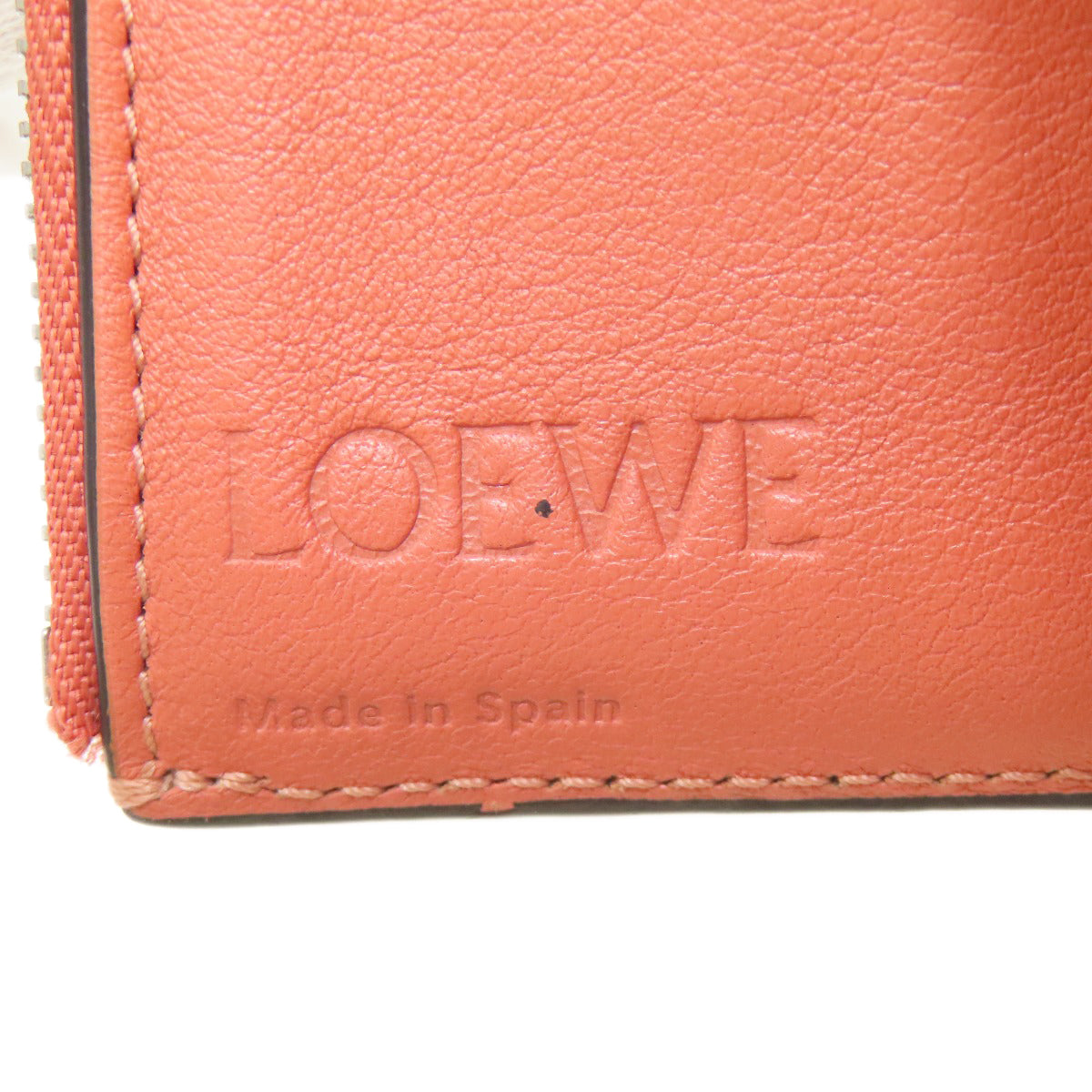LOEWE ロエベ バーティカル ウォレット スモール 二つ折り財布（小銭入れあり） カーフ レディース 中古