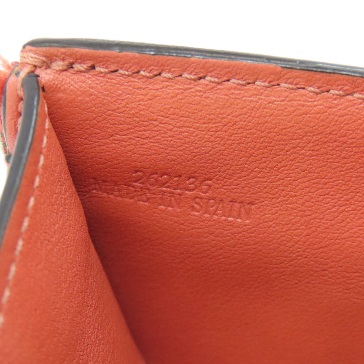 LOEWE ロエベ バーティカル ウォレット スモール 二つ折り財布（小銭入れあり） カーフ レディース 中古