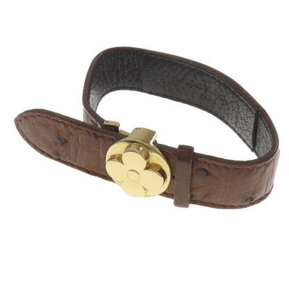 LOUIS VUITTON ルイヴィトン SN0011 グッドラック ブレスレット オーストリッチ レディース 中古