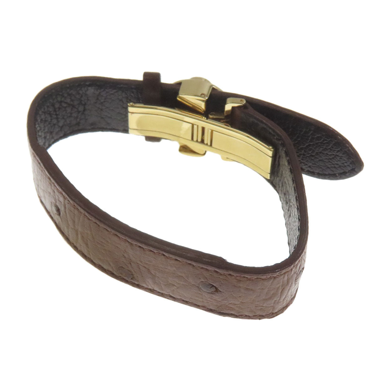 LOUIS VUITTON ルイヴィトン SN0011 グッドラック ブレスレット オーストリッチ レディース 中古