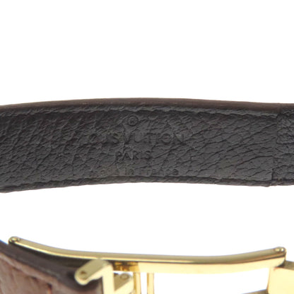 LOUIS VUITTON ルイヴィトン SN0011 グッドラック ブレスレット オーストリッチ レディース 中古