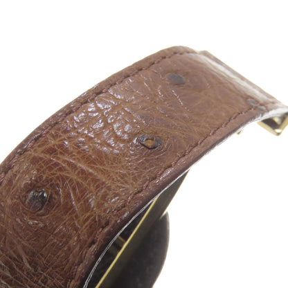 LOUIS VUITTON ルイヴィトン SN0011 グッドラック ブレスレット オーストリッチ レディース 中古