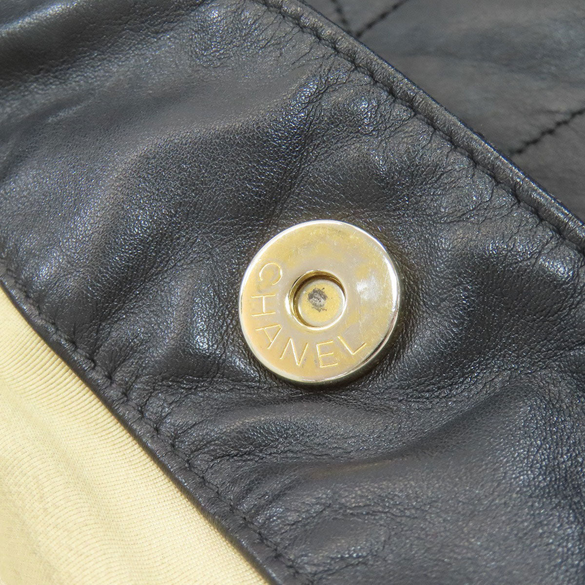 CHANEL シャネル マトラッセ ココマーク ゴールド金具 2WAY ショルダーバッグ カーフ レディース 中古