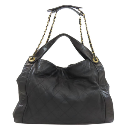 CHANEL シャネル マトラッセ ココマーク ゴールド金具 2WAY ショルダーバッグ カーフ レディース 中古