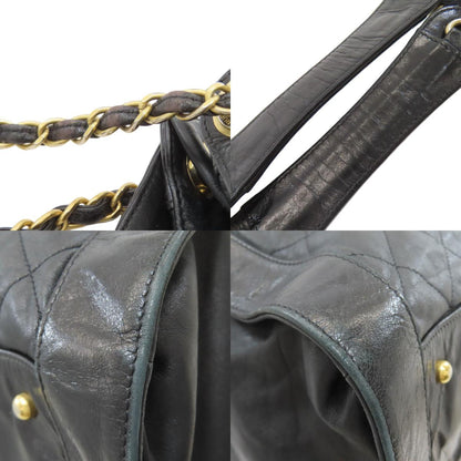 CHANEL シャネル マトラッセ ココマーク ゴールド金具 2WAY ショルダーバッグ カーフ レディース 中古