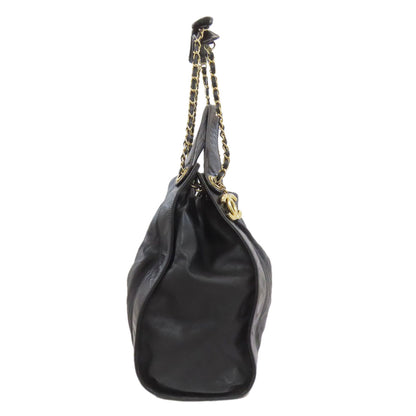 CHANEL シャネル マトラッセ ココマーク ゴールド金具 2WAY ショルダーバッグ カーフ レディース 中古