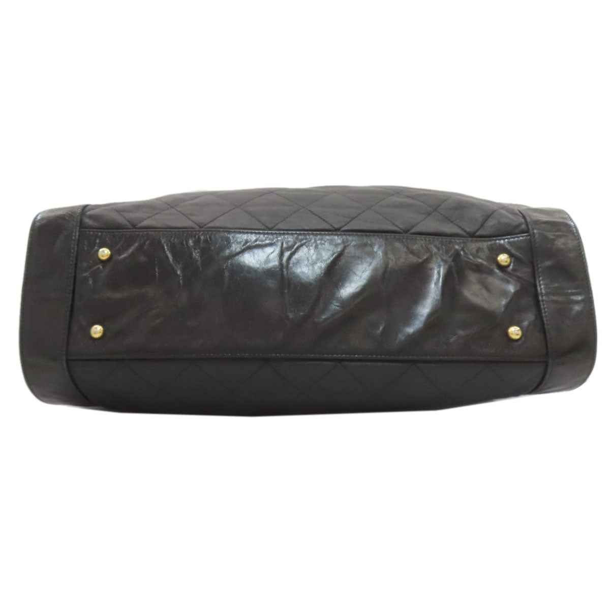 CHANEL シャネル マトラッセ ココマーク ゴールド金具 2WAY ショルダーバッグ カーフ レディース 中古