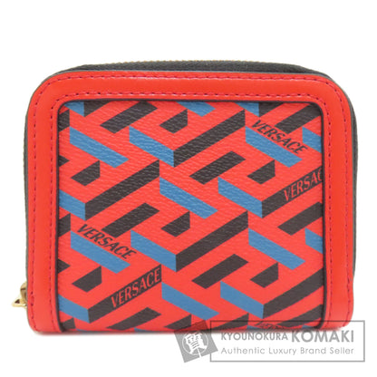 VERSACE ヴェルサーチ LA GRECA カードケース PVC レディース 中古
