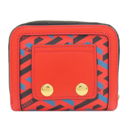 VERSACE ヴェルサーチ LA GRECA カードケース PVC レディース 中古