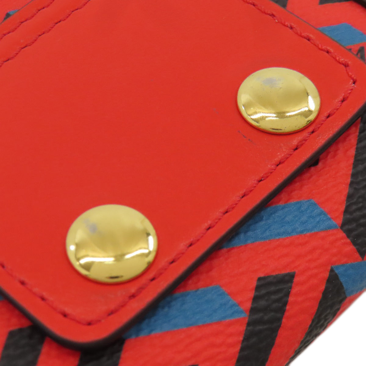 VERSACE ヴェルサーチ LA GRECA カードケース PVC レディース 中古