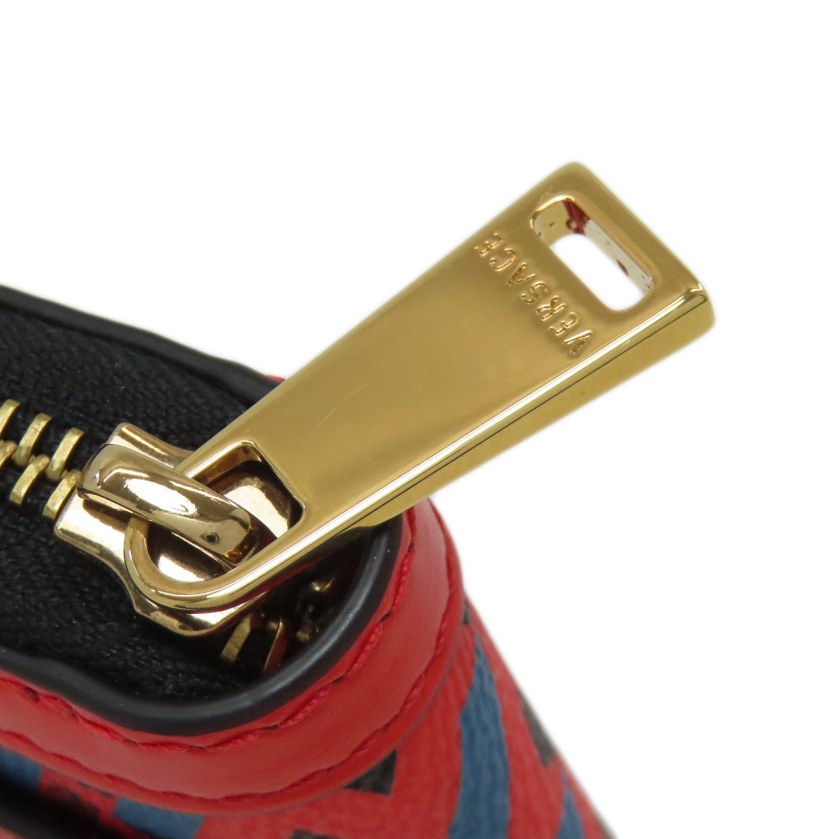 VERSACE ヴェルサーチ LA GRECA カードケース PVC レディース 中古