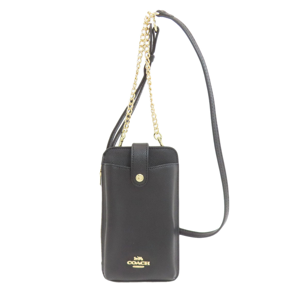 COACH コーチ C6884 ノース/サウス フォーン クロスボディ ミニバッグ ショルダーバッグ レザー レディース 中古