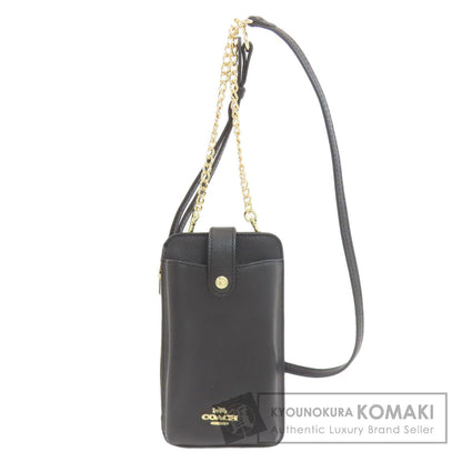 COACH コーチ C6884 ノース/サウス フォーン クロスボディ ミニバッグ ショルダーバッグ レザー レディース 中古