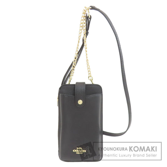 COACH コーチ C6884 ノース/サウス フォーン クロスボディ ミニバッグ ショルダーバッグ レザー レディース 中古