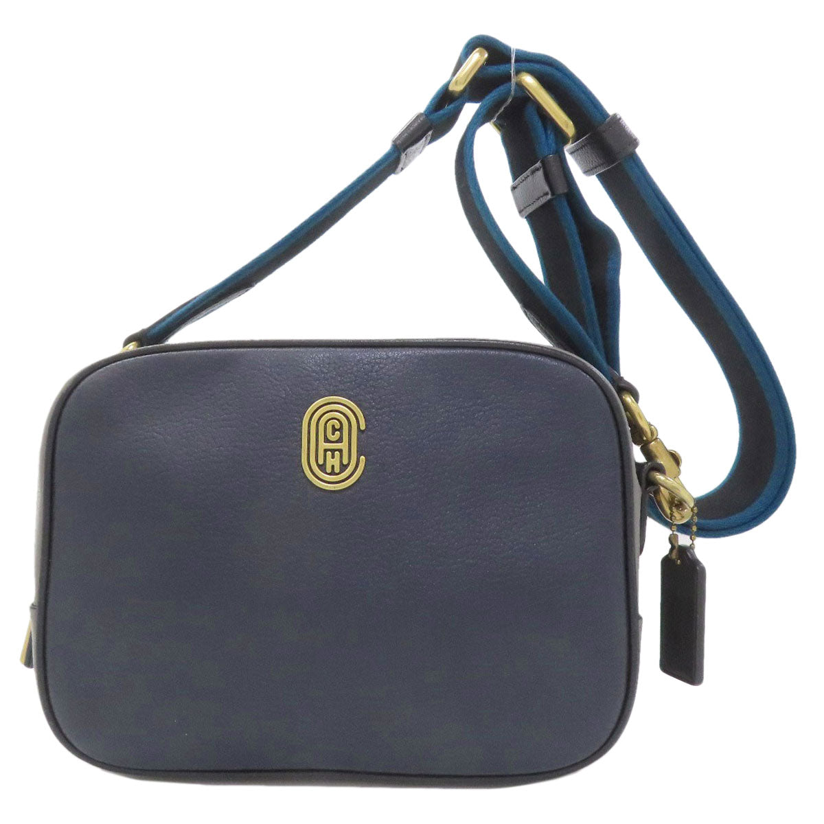 COACH コーチ 79464 ロゴ ショルダーバッグ カーフ レディース 中古
