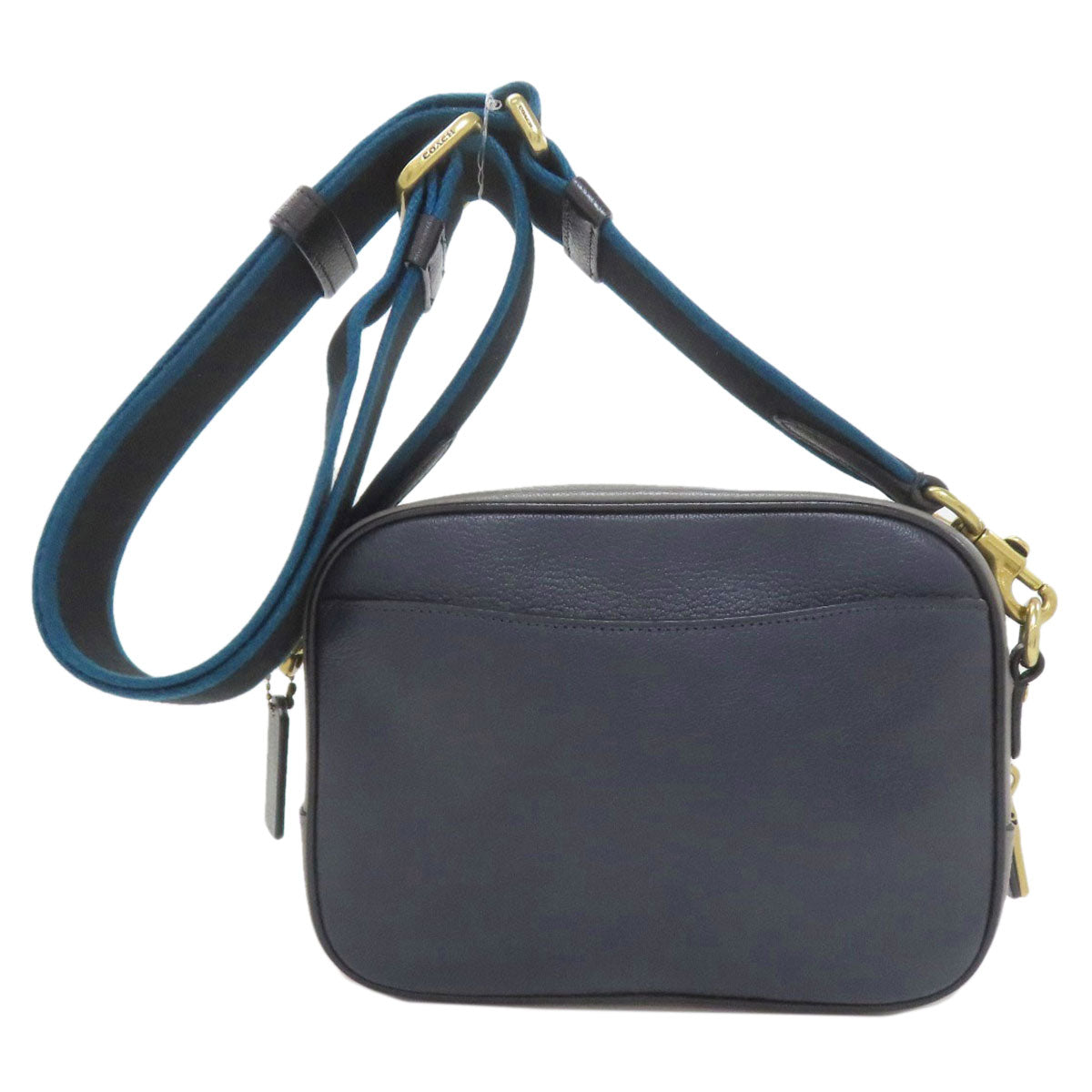 COACH コーチ 79464 ロゴ ショルダーバッグ カーフ レディース 中古