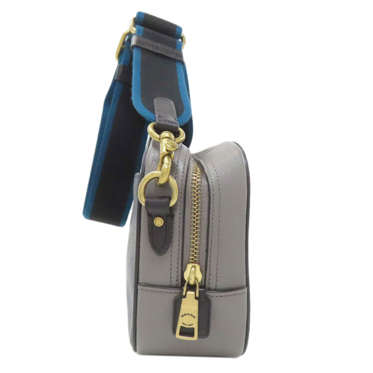 COACH コーチ 79464 ロゴ ショルダーバッグ カーフ レディース 中古