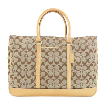 COACH コーチ 6088 シグネチャー トートバッグ キャンバス レディース 中古