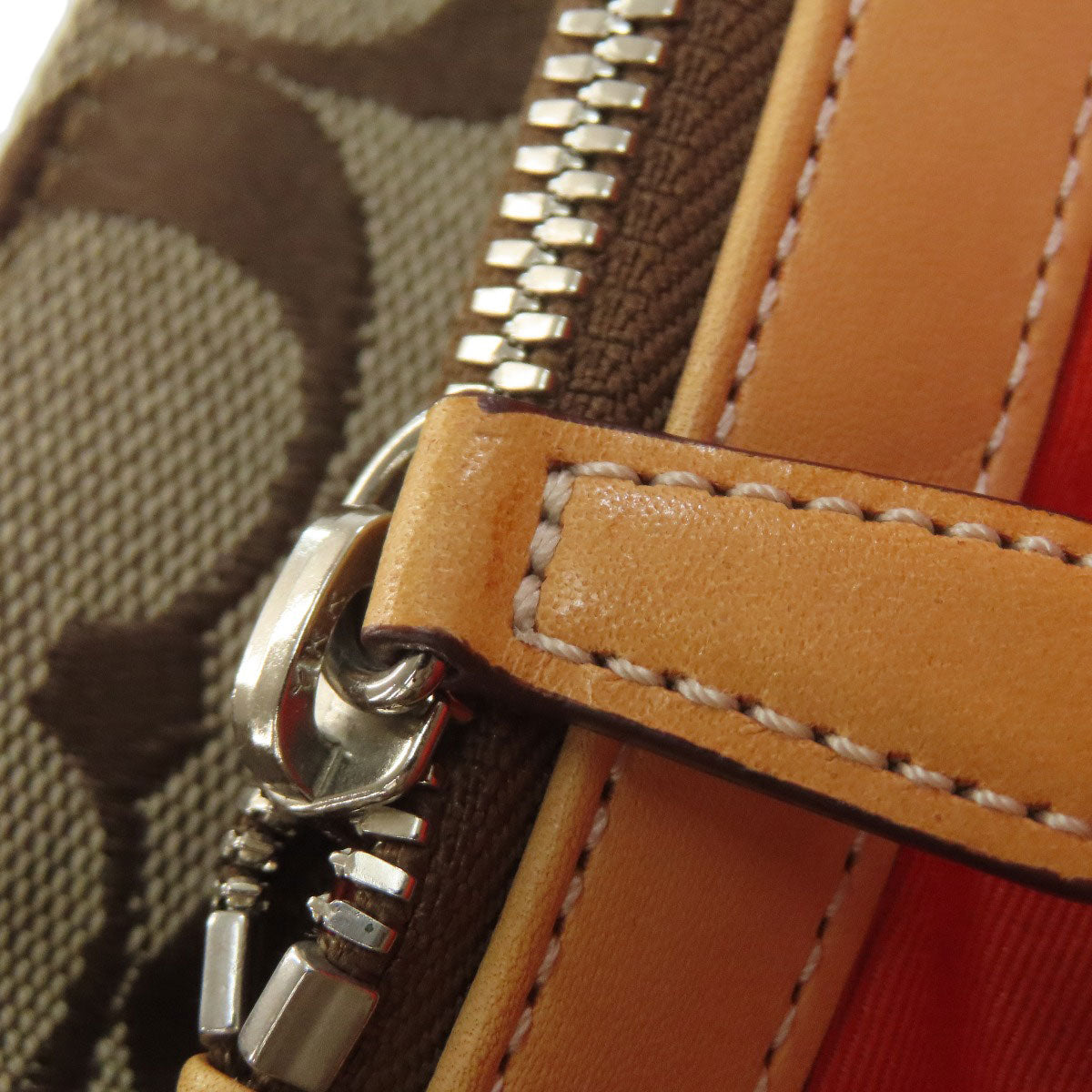 COACH コーチ 6088 シグネチャー トートバッグ キャンバス レディース 中古