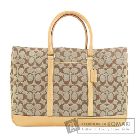 COACH コーチ 6088 シグネチャー トートバッグ キャンバス レディース 中古
