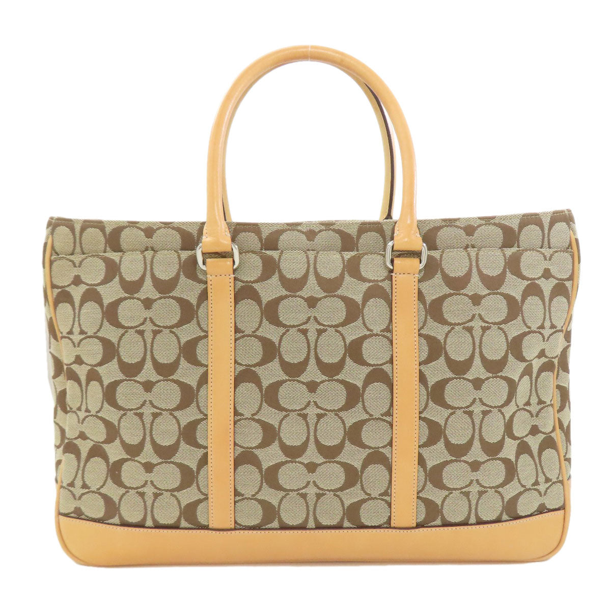 COACH コーチ 6088 シグネチャー トートバッグ キャンバス レディース 中古