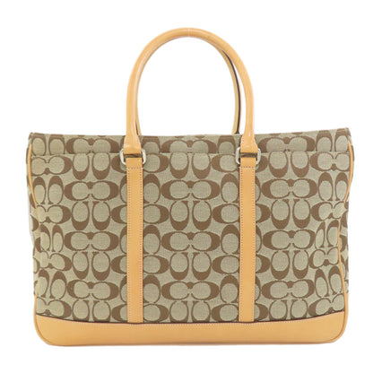 COACH コーチ 6088 シグネチャー トートバッグ キャンバス レディース 中古