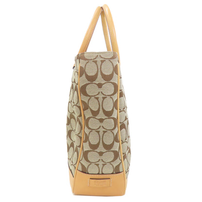 COACH コーチ 6088 シグネチャー トートバッグ キャンバス レディース 中古