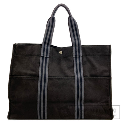 HERMES エルメス サックフールトゥMM トートバッグ キャンバス レディース 中古