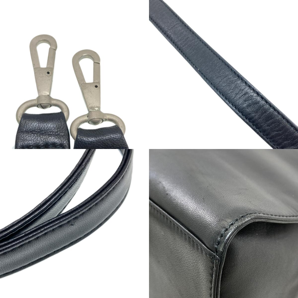 LOEWE ロエベ アナグラム 2WAY ハンドバッグ ラムスキン レディース 中古