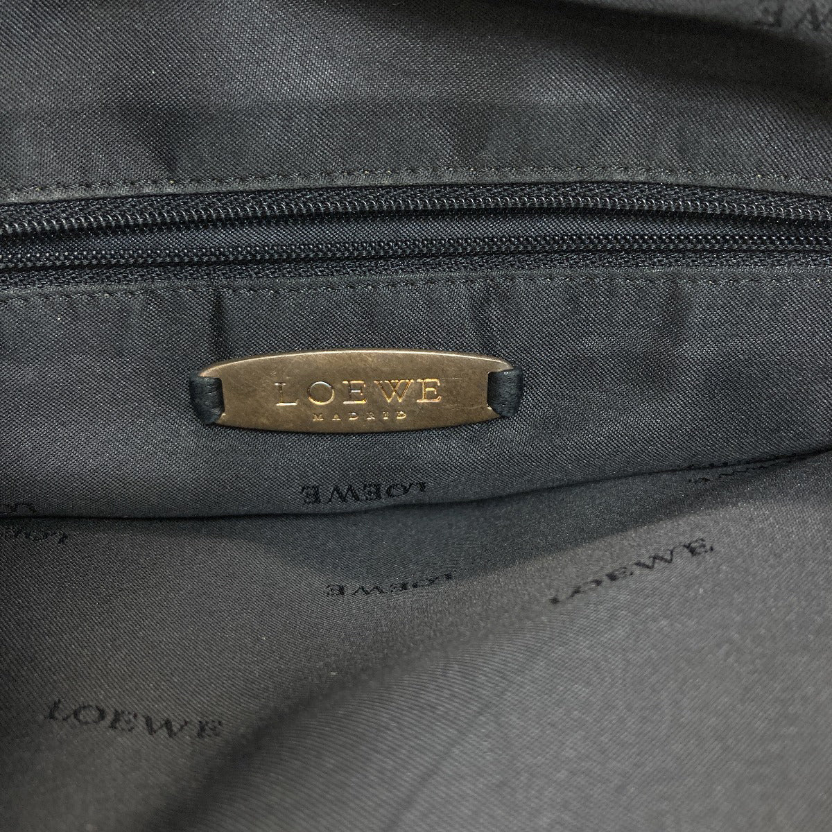 LOEWE ロエベ アナグラム 2WAY ハンドバッグ ラムスキン レディース 中古