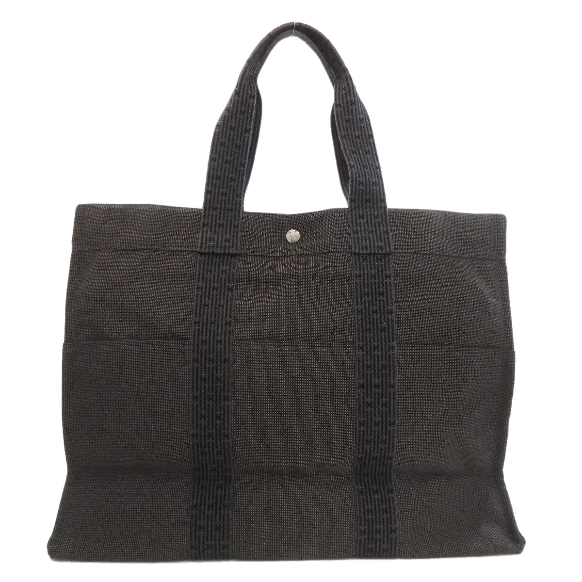 HERMES エルメス エールラインGM トートバッグ キャンバス レディース 中古