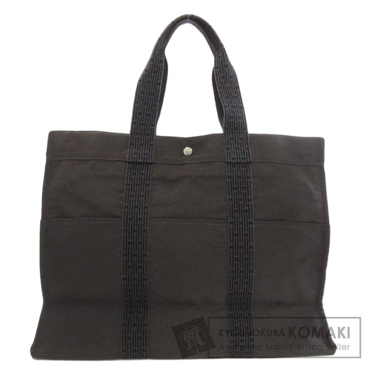 HERMES エルメス エールラインGM トートバッグ キャンバス レディース 中古