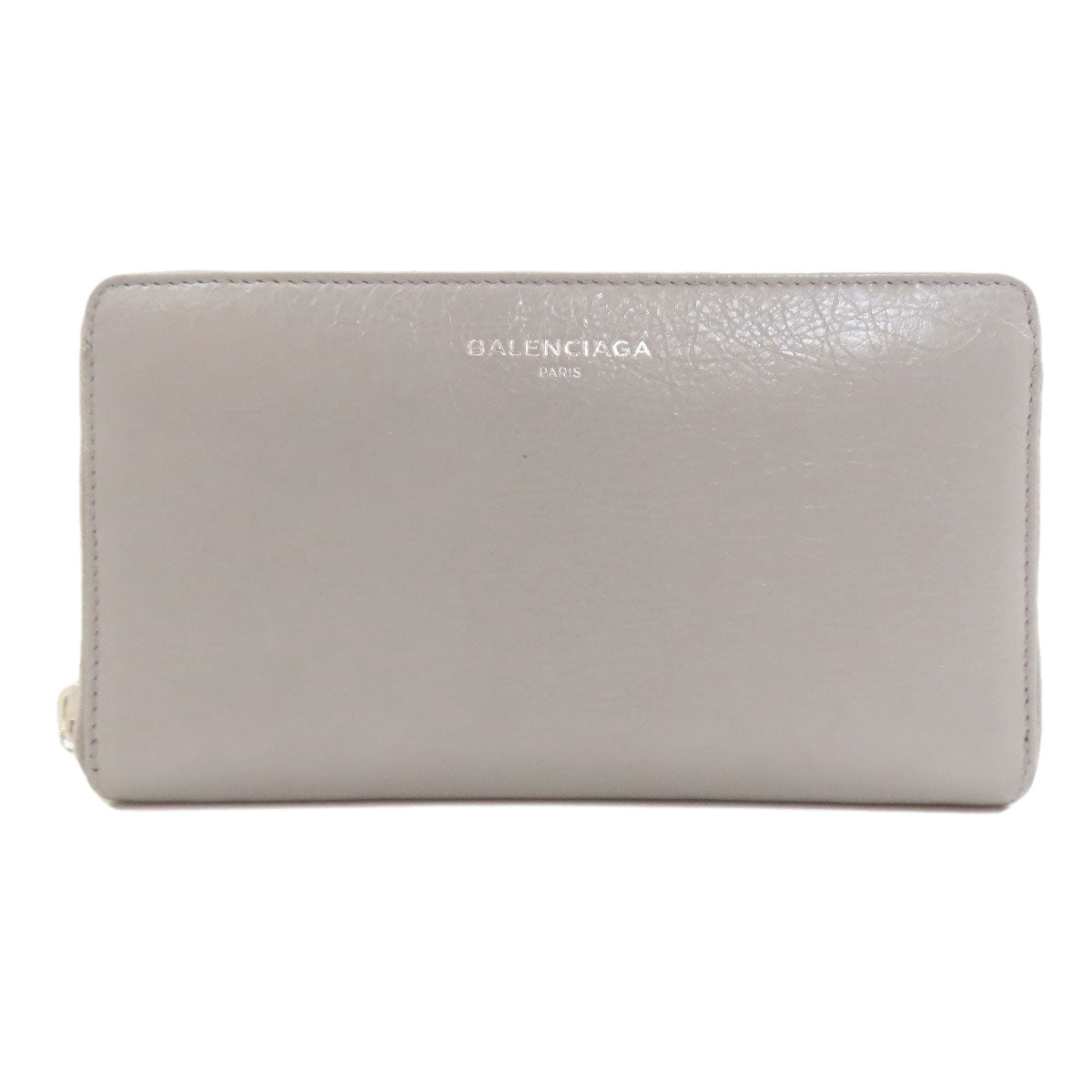 BALENCIAGA バレンシアガ 519641 ロゴ 長財布（小銭入れあり） レザー レディース 中古