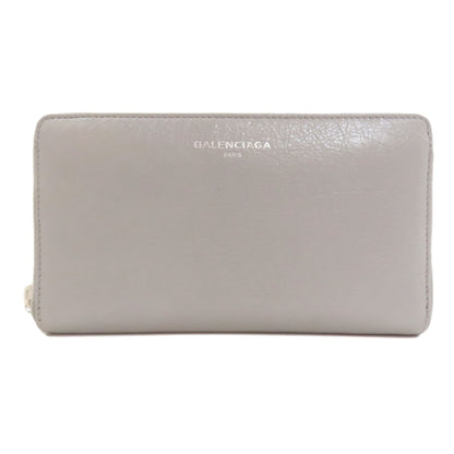 BALENCIAGA バレンシアガ 519641 ロゴ 長財布（小銭入れあり） レザー レディース 中古