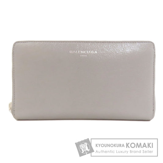 BALENCIAGA バレンシアガ 519641 ロゴ 長財布（小銭入れあり） レザー レディース 中古