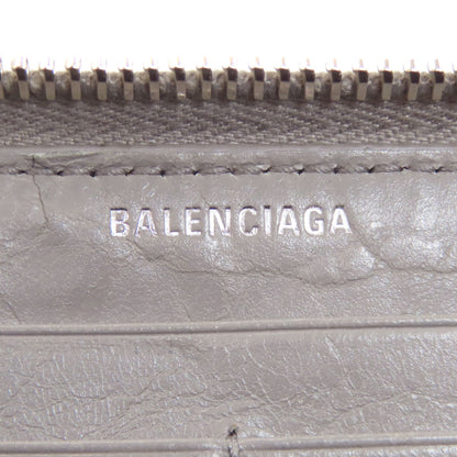 BALENCIAGA バレンシアガ 519641 ロゴ 長財布（小銭入れあり） レザー レディース 中古