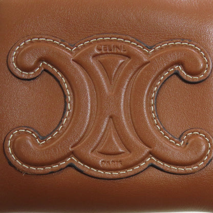 CELINE セリーヌ トリオンフ コインケース カーフ レディース 中古