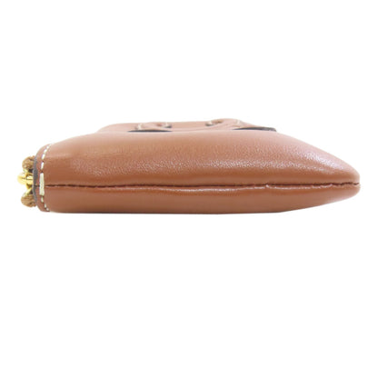 CELINE セリーヌ トリオンフ コインケース カーフ レディース 中古