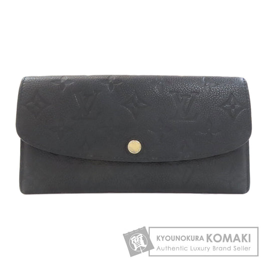 LOUIS VUITTON ルイヴィトン M62369 ポルトフォイユ・エミリー 長財布（小銭入れあり） アンプラント レディース 中古