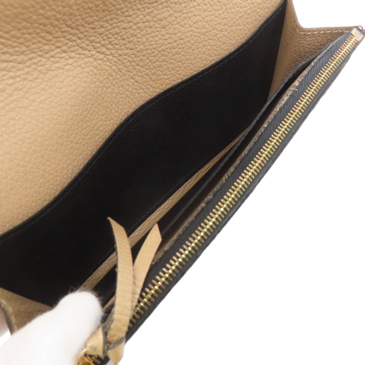 LOUIS VUITTON ルイヴィトン M62369 ポルトフォイユ・エミリー 長財布（小銭入れあり） アンプラント レディース 中古