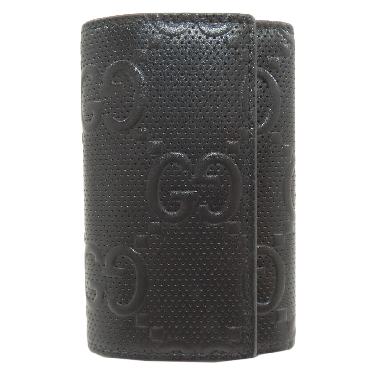 GUCCI グッチ 625565 GGエンボス キーケース レザー レディース 中古