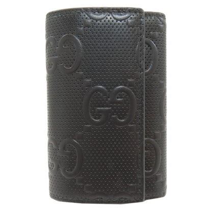 GUCCI グッチ 625565 GGエンボス キーケース レザー レディース 中古