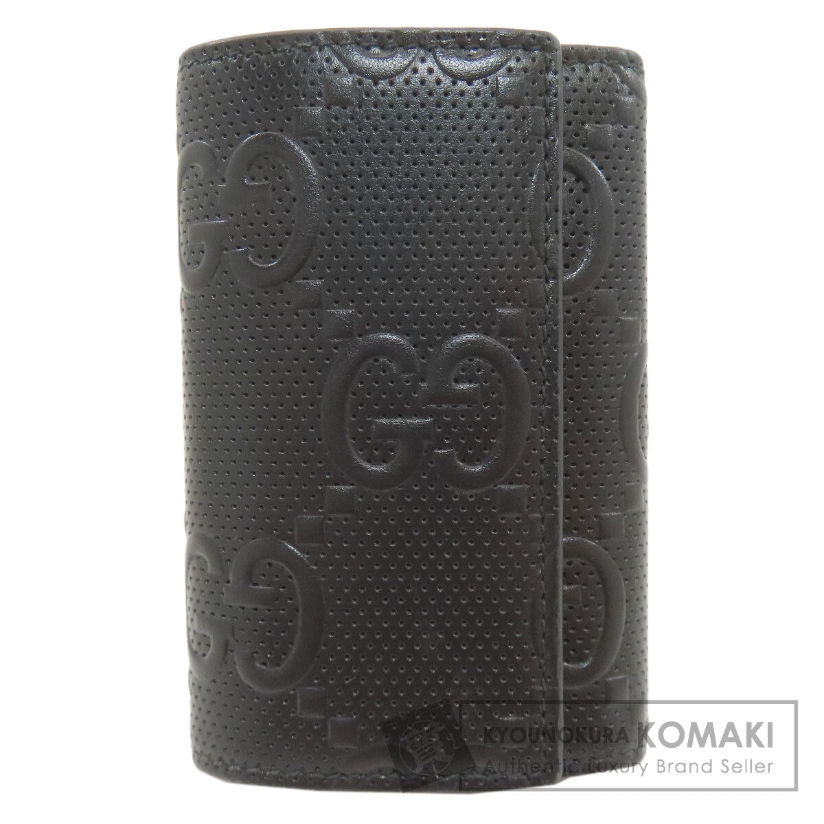 GUCCI グッチ 625565 GGエンボス キーケース レザー レディース 中古