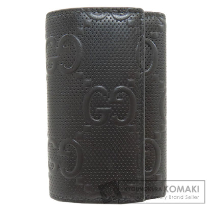 GUCCI グッチ 625565 GGエンボス キーケース レザー レディース 中古