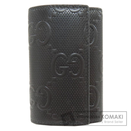 GUCCI グッチ 625565 GGエンボス キーケース レザー レディース 中古