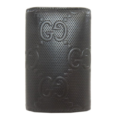GUCCI グッチ 625565 GGエンボス キーケース レザー レディース 中古